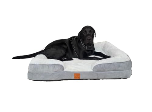 100% Orthopedic Memory Foam Large Dog Bed
