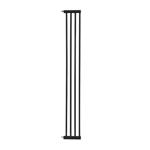 Extra Tall Cat Gate Extension Kit 55.12" High 8.27" Wide Black (55.12" H-black / 8.27" W, Extension)