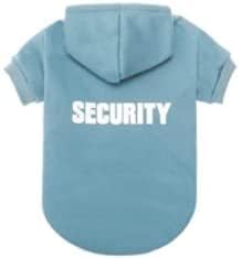 Security Dog Hoodie (#1 Blue(Security) / Large (All Breed Sizes))