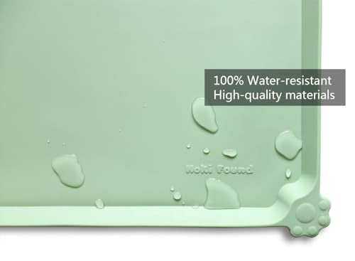 X Large Silicone Pet Feeding Mats (28" x 20" / Jade)