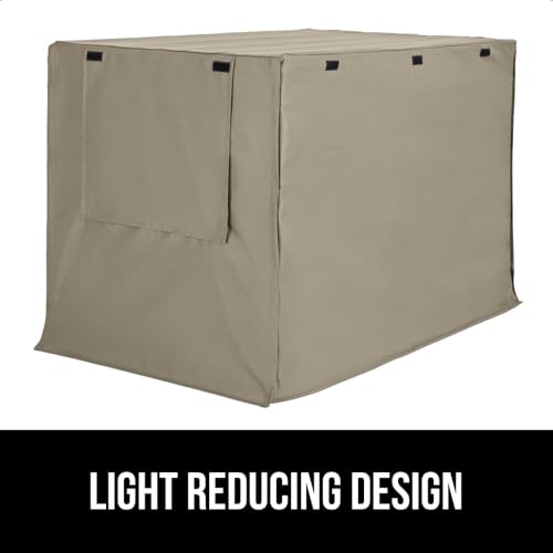Dog Crate Covers (Light Taupe / 36" X 23" X 25")