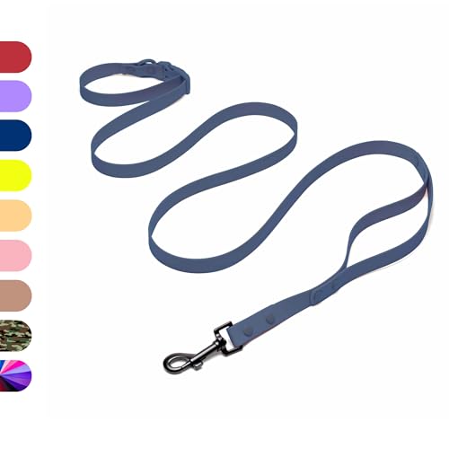 Heavy Duty Hands Free Dog Leash for Medium to Large Dogs for Comfortable Running Jogging Walking (Navy)