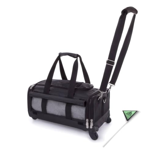 on Wheels Indoor Pet Dog Carrier (Ultimate On Wheels Pet Carrier / 20.0"L x 12.3"W x 10.5"H)