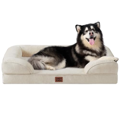 Orthopedic XXL Dog Bed (Beige / 52.0"l X 41.0"w X 8.0"th)
