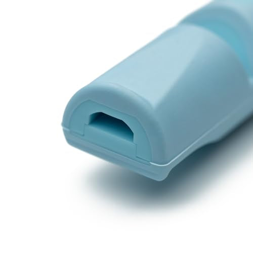 Alpha 211.5 Professional Dog Training Whistle with Enhanced Ergonomic Grip. BPA (Baby Blue)