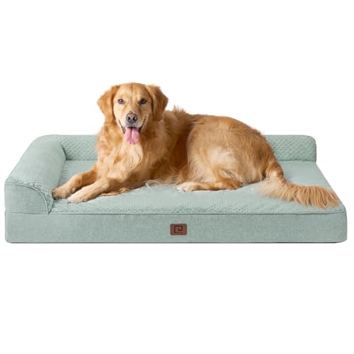 Extra Large Dog Bed Othorpedic (Greyish Green / 44.0"L x 32.0"W x 6.5"Th)