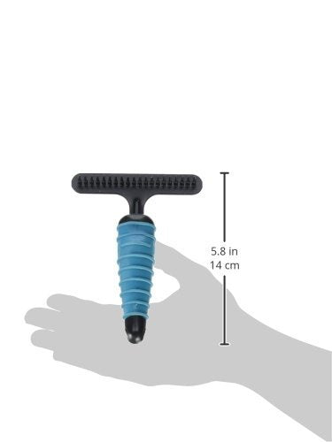Ergonomic Undercoat Pets Rake (20 Pins / Long)