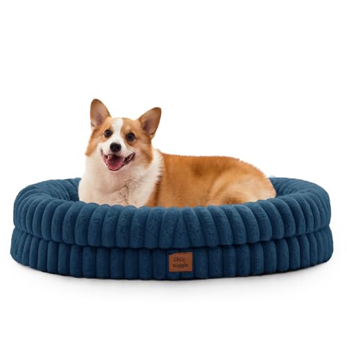 Orthopedic Dog Bed (Navy / L(35*28*7))