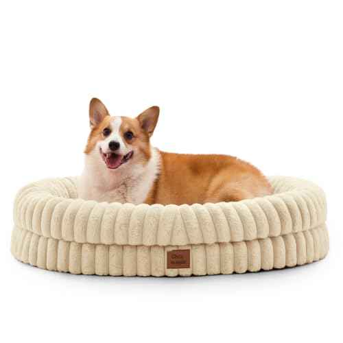 Orthopedic Dog Bed (Sandy Beige / L(35*28*7))