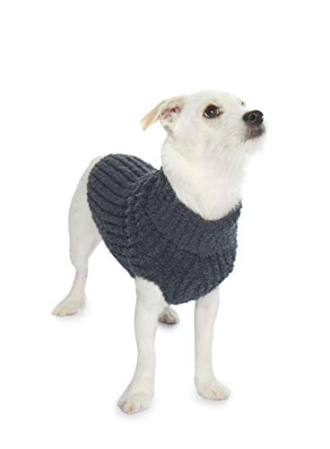 CozyChic® Ribbed Pet Sweater (Small / Slate Blue)