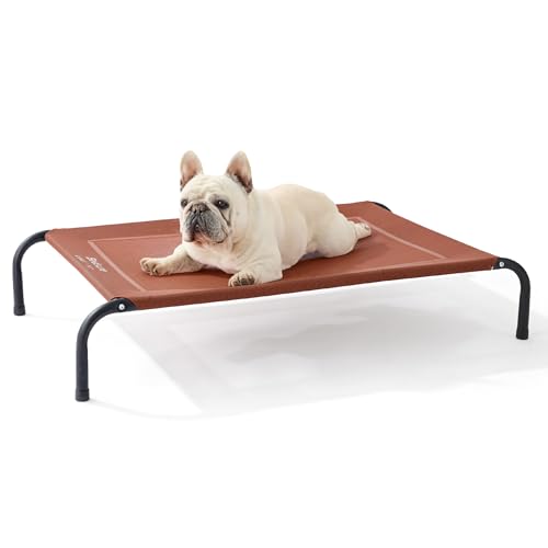 Outdoor Elevated Cooling Dog Bed Medium Size Dog (Terracotta / 41.4"L x 26"W x 8"Th)