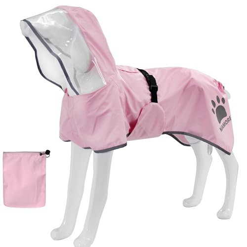 Dog Raincoat Waterproof (Pink / Small(9-13lb))