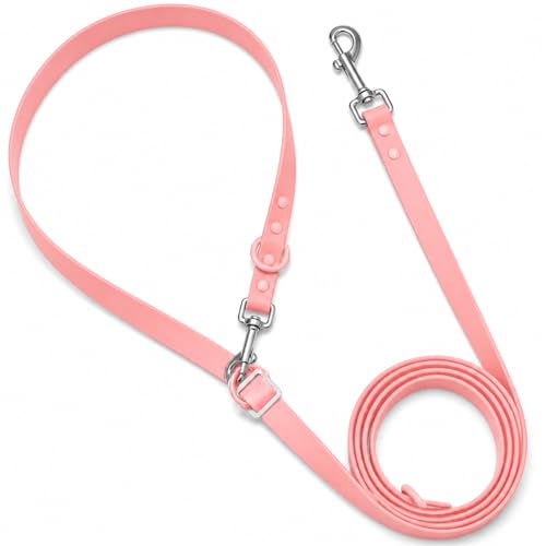 Hands Free Waterproof Dog Leash (Pink / 8 FT)