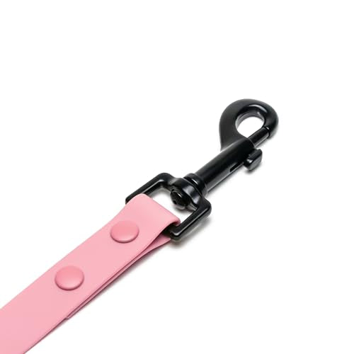 Heavy Duty Hands Free Dog Leash for Medium to Large Dogs for Comfortable Running Jogging Walking (Pink)