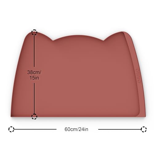 Large Dog Food Mat (24"L x 15"W / Erythrinus)