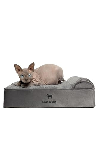 Small Dog Bed (Velvet - Grey / Small)