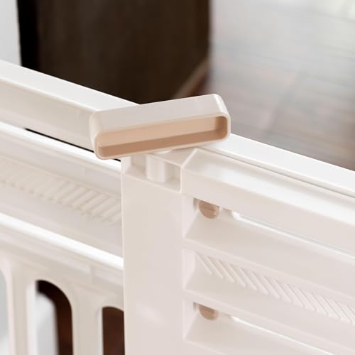 Pet Gate Adjustable Width (White / 1 Pack)