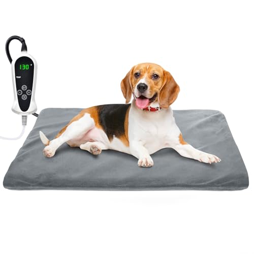 Pet Heating Pad (X-Large: 28"x 18" / Grey)