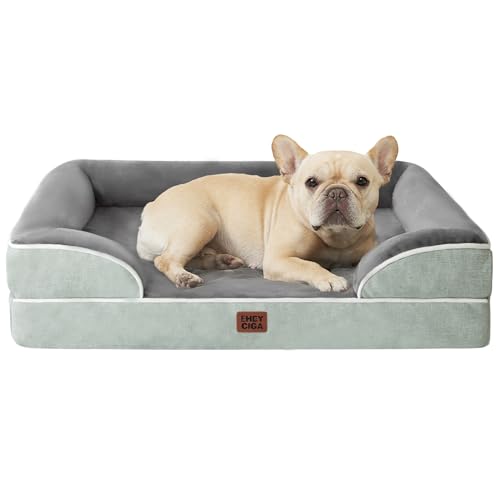 Orthopedic Dog Bed Medium Size Dog (Greyish Green / 30.0"l X 20.0"w X 6.5"th)