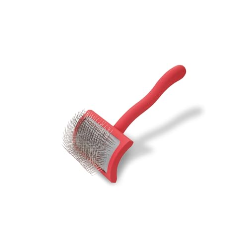 Big G Dog Slicker Brush (Medium / Coral)