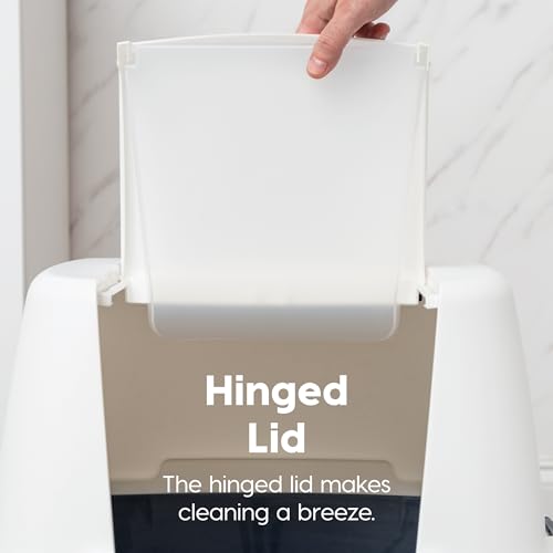 Large Front Door Cat Litter Box (Jumbo Enclosed / Navy)