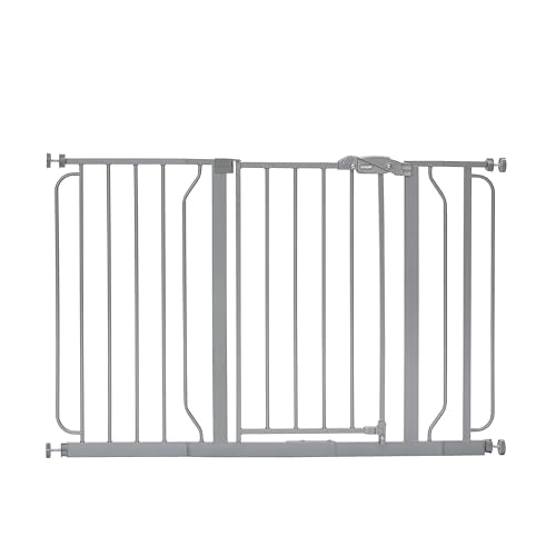 Safety 29" 49" Extra Wide Baby Gate (Platinum / 29-49"W x 30"H)