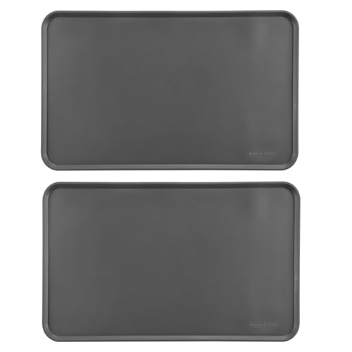 Waterproof Non (Gray / 18.5" x 11.5" (2-Pack))
