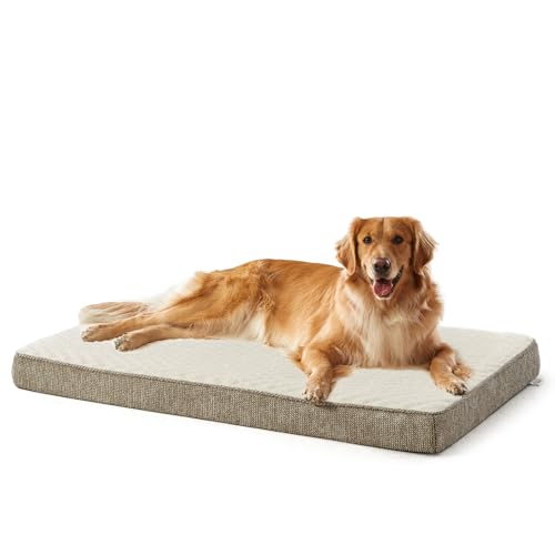 Orthopedic Dog Bed for Extra Large Dogs (XXL(47"x29") / Beige)