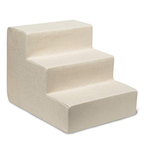 Dog Stairs & Steps (Ivory / H: 13.5 Inches)
