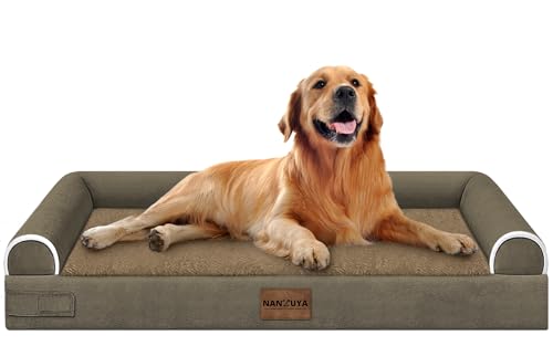 Orthopedic Dog Bed for X (Brown / 40.0"L x 32.0"W x 6.5"Th)