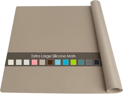 Extra Large Silicone Mat (05-brown / 27.6"L x 16"W)