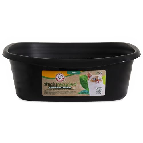 Simply Recycled Plastic Cat Litter Pan (Large / Recycled)