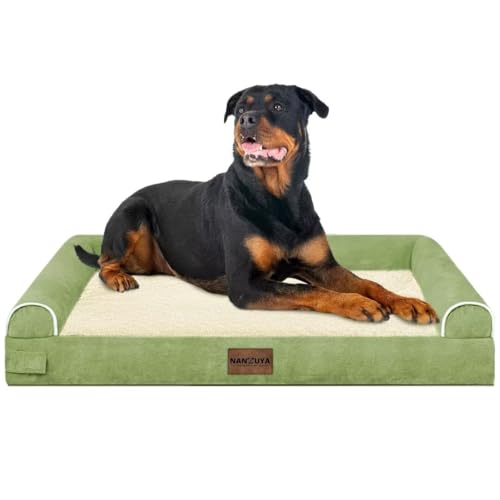 Orthopedic Dog Bed for XX (Grass Green / 44.0"L x 34.0"W x 6.5"Th)