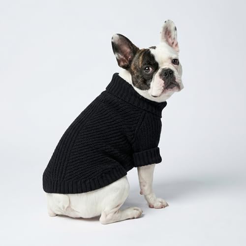 Dog Turtleneck Sweater (Medium / Black)