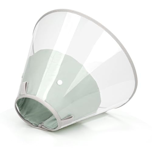 Dog Cone Collar with Soft Liner to Stop Licking (Green / 2XL(Depth: 12.2, Girth: 19-22))