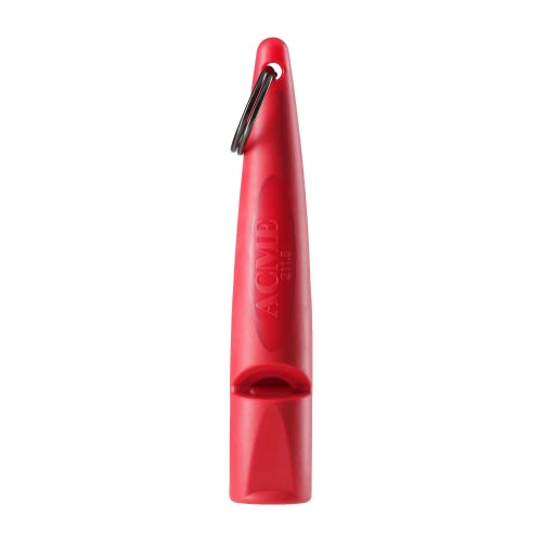 Alpha 210.5 Professional Dog Training Whistle with Enhanced Ergonomic Grip. BPA (Carmine Red)