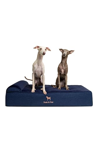 Large Dog Bed (Denim - Dark Blue / Large)