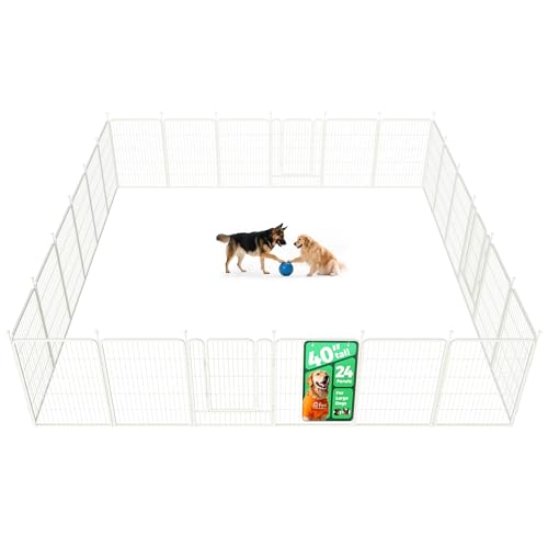 Rollick Dog Playpen (White / 40"H)