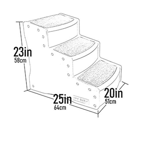 Easy Step III Extra Wide Pet Stairs (Sea Salt)