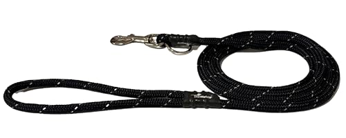 The Walkie No Pull Dog Leash (Large / Black Reflective)