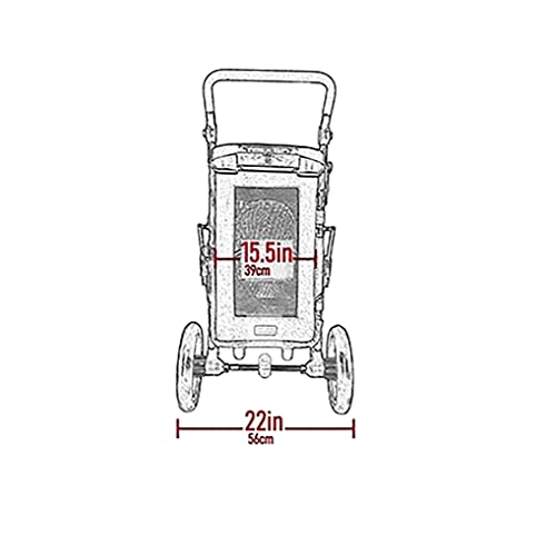 No Zip Excursion Pet Stroller (Bubble Gum / Excursion)