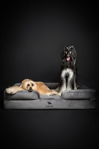 Giant Dog Bed XXL (Velvet - Grey / XX-Large)