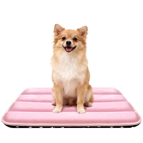 Dog Crate Pad (M(28"*16"*1.5") / New-Pink-1pc)