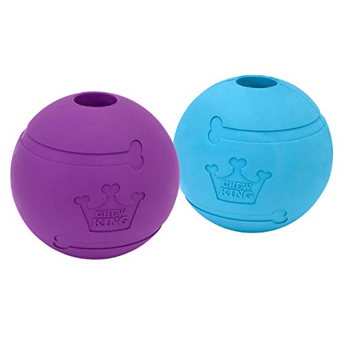 Fetch Balls Extremely Durable Natural Rubber Toy 4 inch (2-Pack (4" Balls))