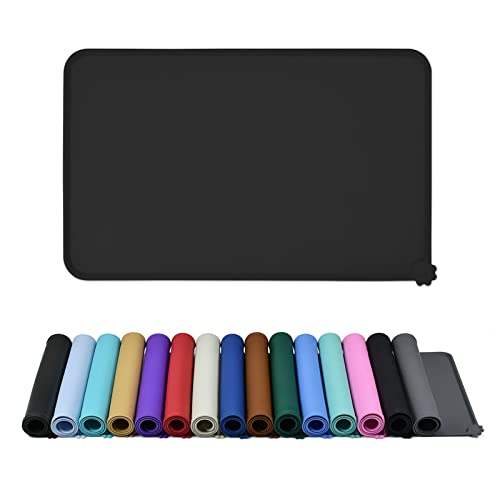 Silicone Pet Feeding Mat (Charcoal / 32" x 24")
