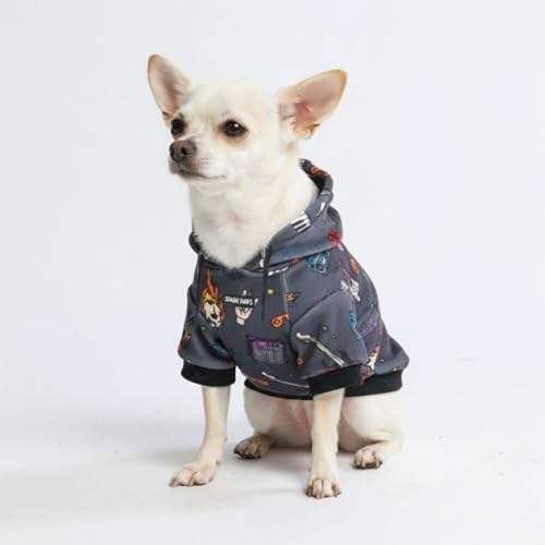 Dog Hoodie Buttery (Rock and Roll / Small)