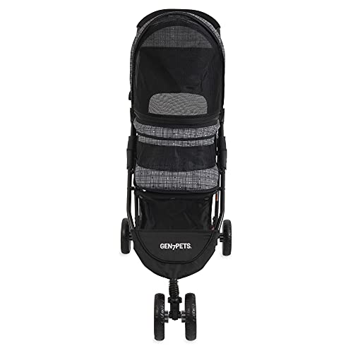 Gen7 Pet Starry Night Gray Regal Plus Pet Stroller (Light Gray)