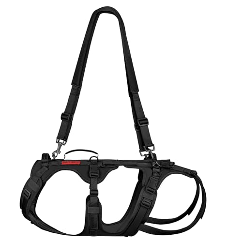 Dog Full Body Lift Harness (Black / X- Large)