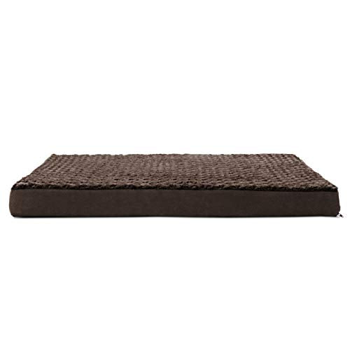 Orthopedic Dog Bed for Large Dogs w (Jumbo / Minky Chocolate)