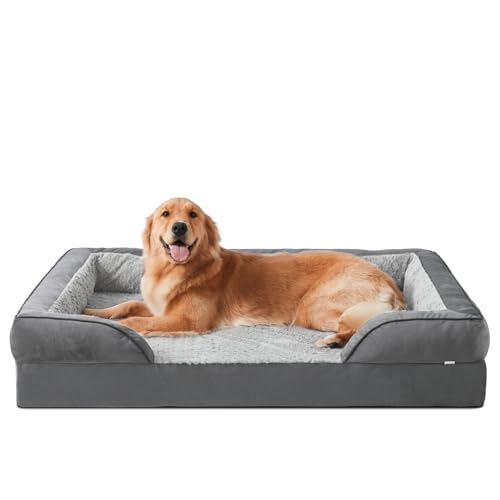 Orthopedic Dog Beds Large Sized (XL (42"x 32"x 7") / Grey)